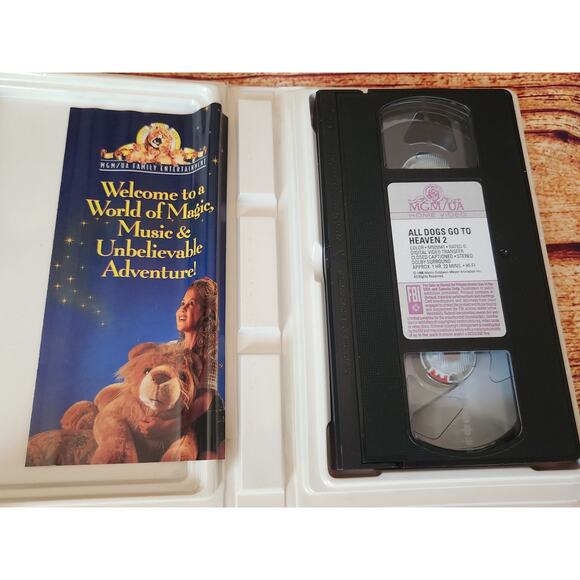 All Dogs Go to Heaven 2 VHS Video Tape (1996, Clamshell, Family Entertainment) - Picture 6 of 7